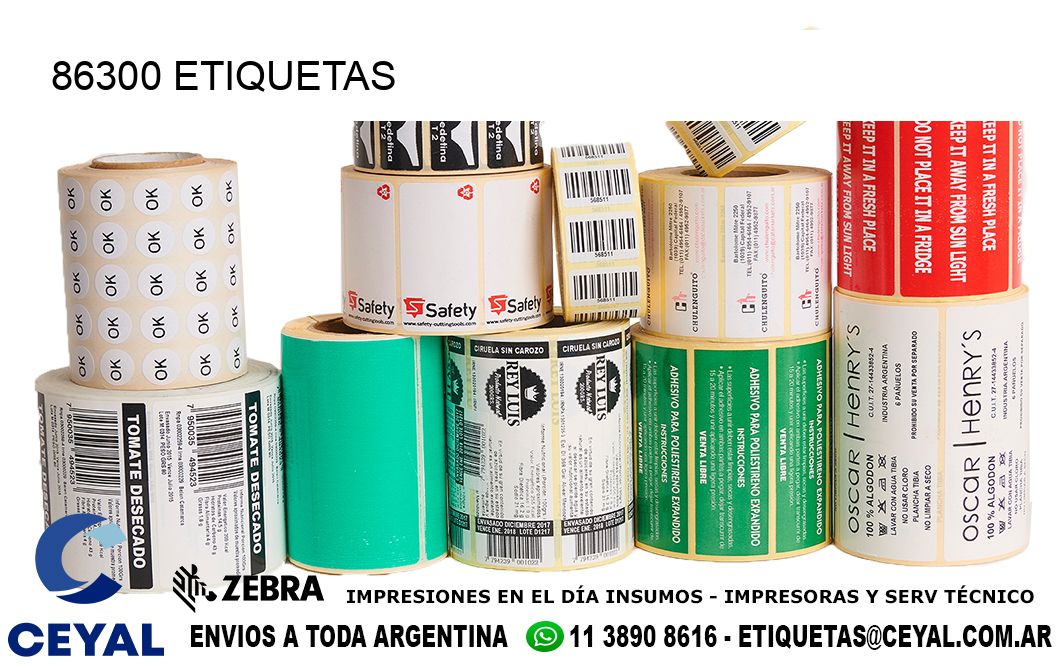 86300 ETIQUETAS
