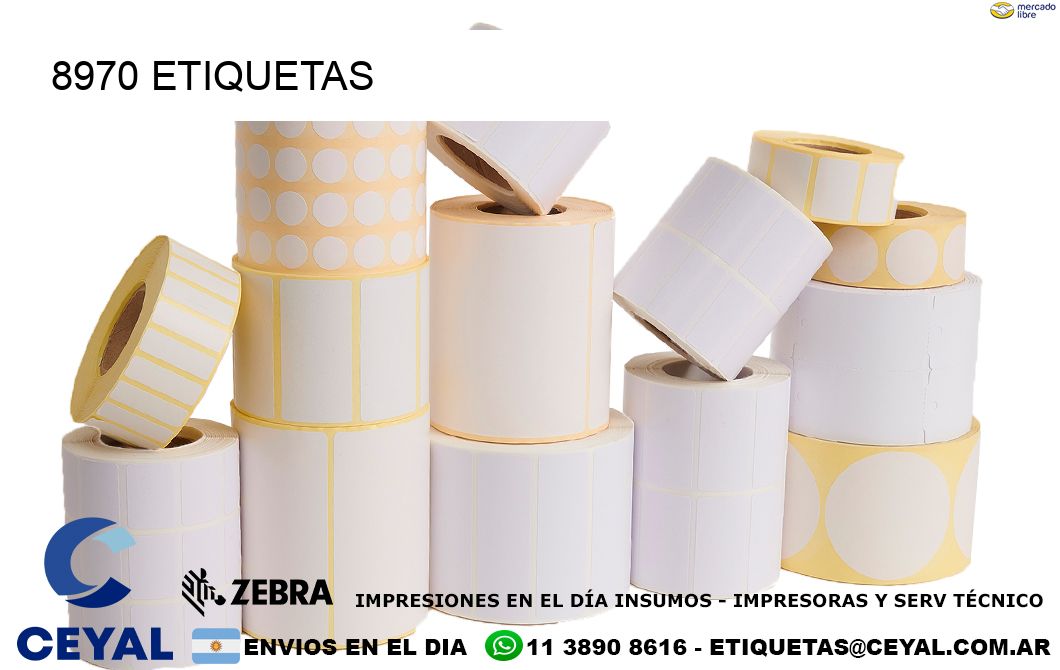 8970 ETIQUETAS