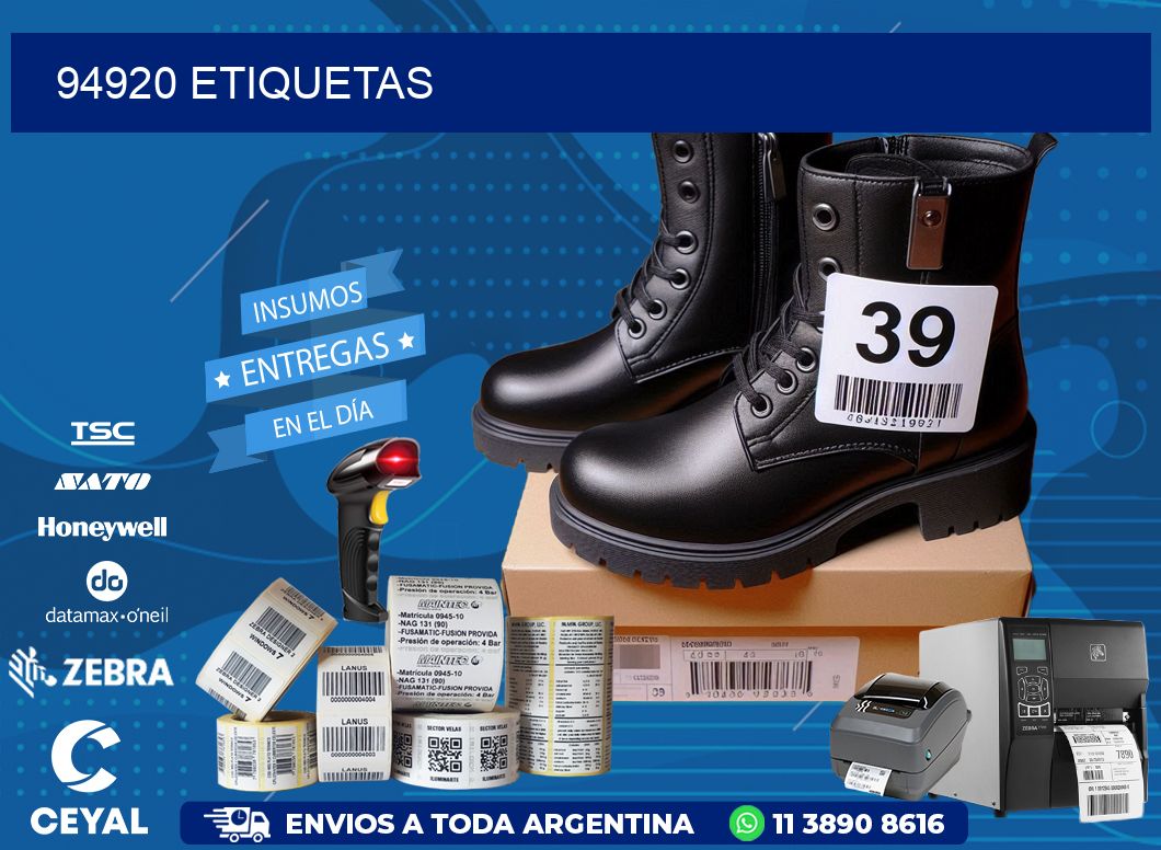 94920 ETIQUETAS