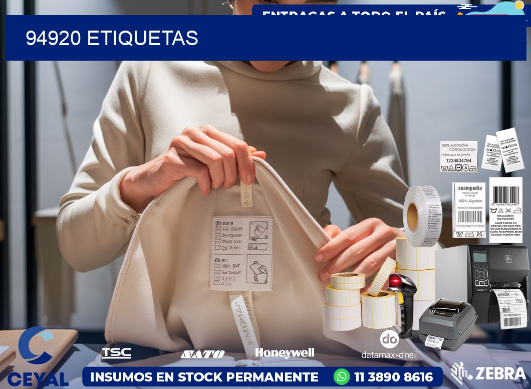 94920 ETIQUETAS