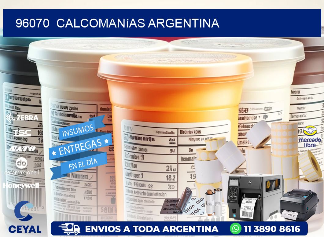 96070 Calcomanías Argentina