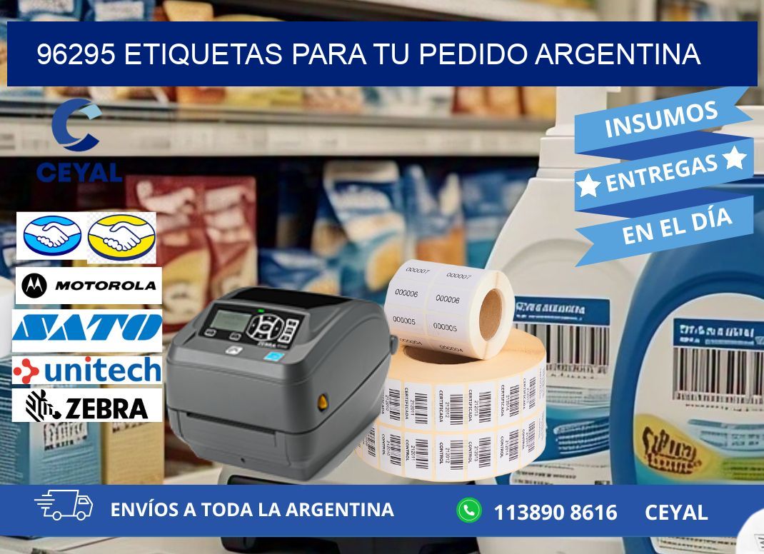 96295 ETIQUETAS PARA TU PEDIDO ARGENTINA