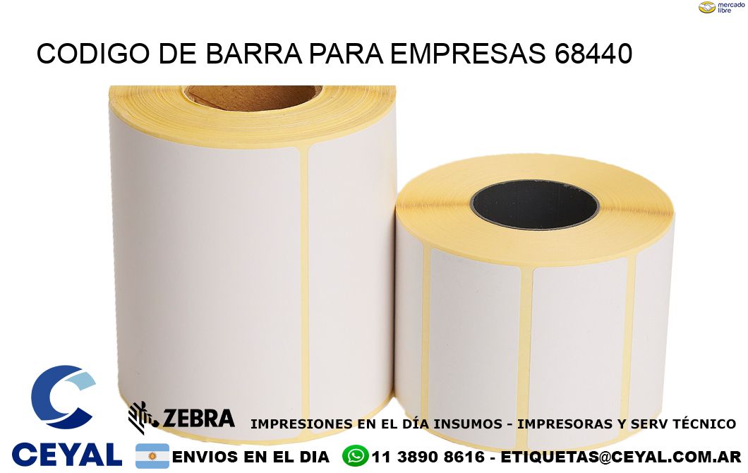 CODIGO DE BARRA PARA EMPRESAS 68440