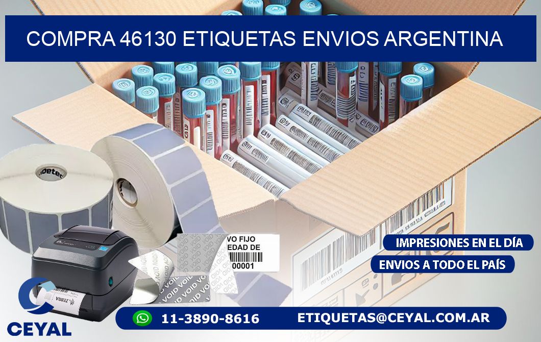 COMPRA 46130 ETIQUETAS ENVIOS ARGENTINA
