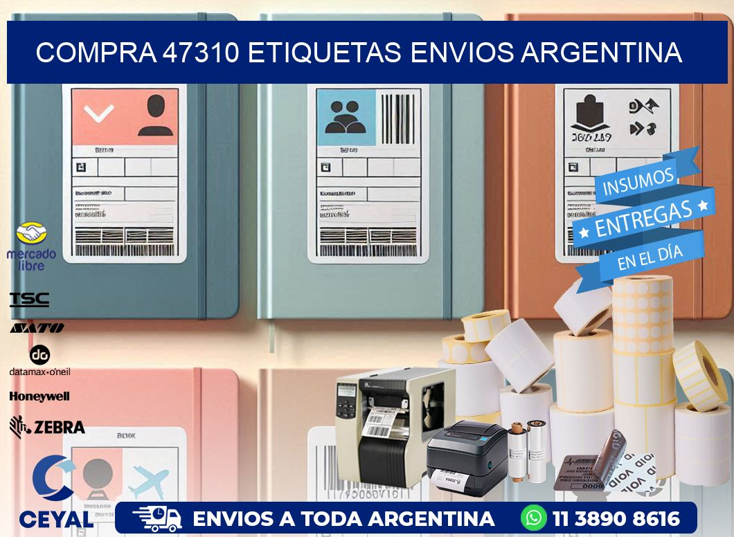 COMPRA 47310 ETIQUETAS ENVIOS ARGENTINA