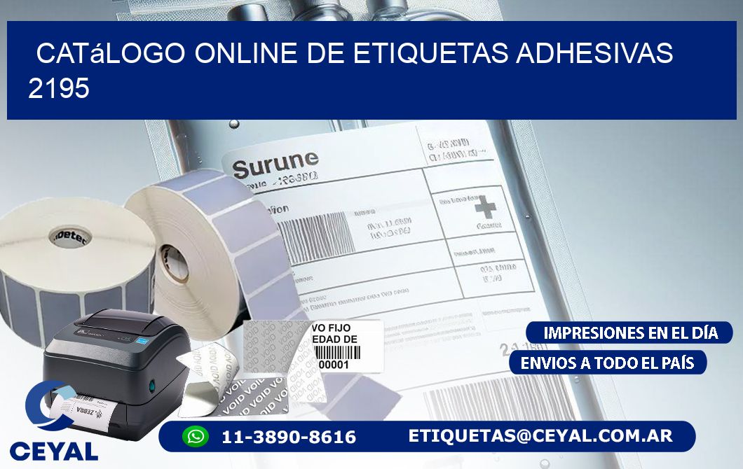 Catálogo Online de Etiquetas Adhesivas 2195