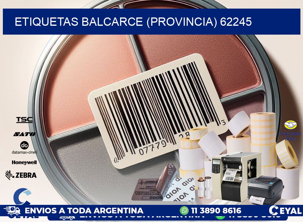 ETIQUETAS BALCARCE (PROVINCIA) 62245