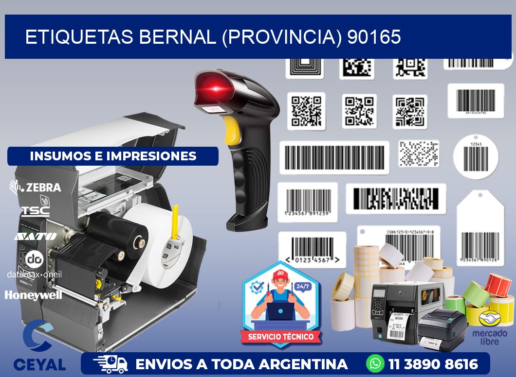 ETIQUETAS BERNAL (PROVINCIA) 90165