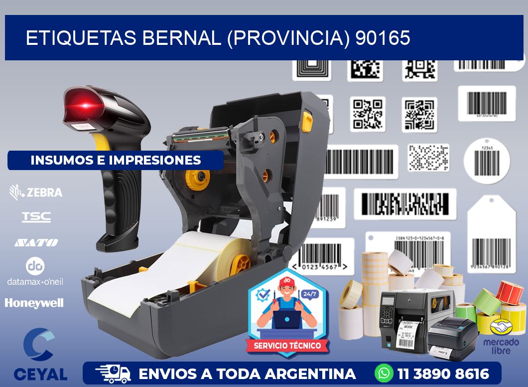 ETIQUETAS BERNAL (PROVINCIA) 90165