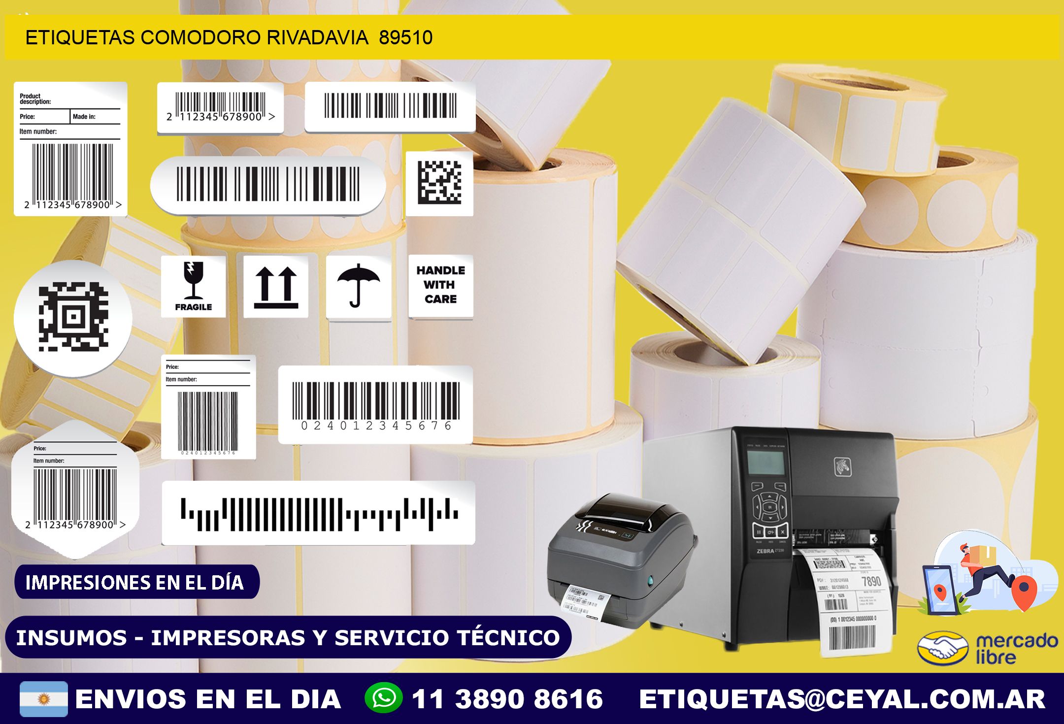 ETIQUETAS COMODORO RIVADAVIA  89510