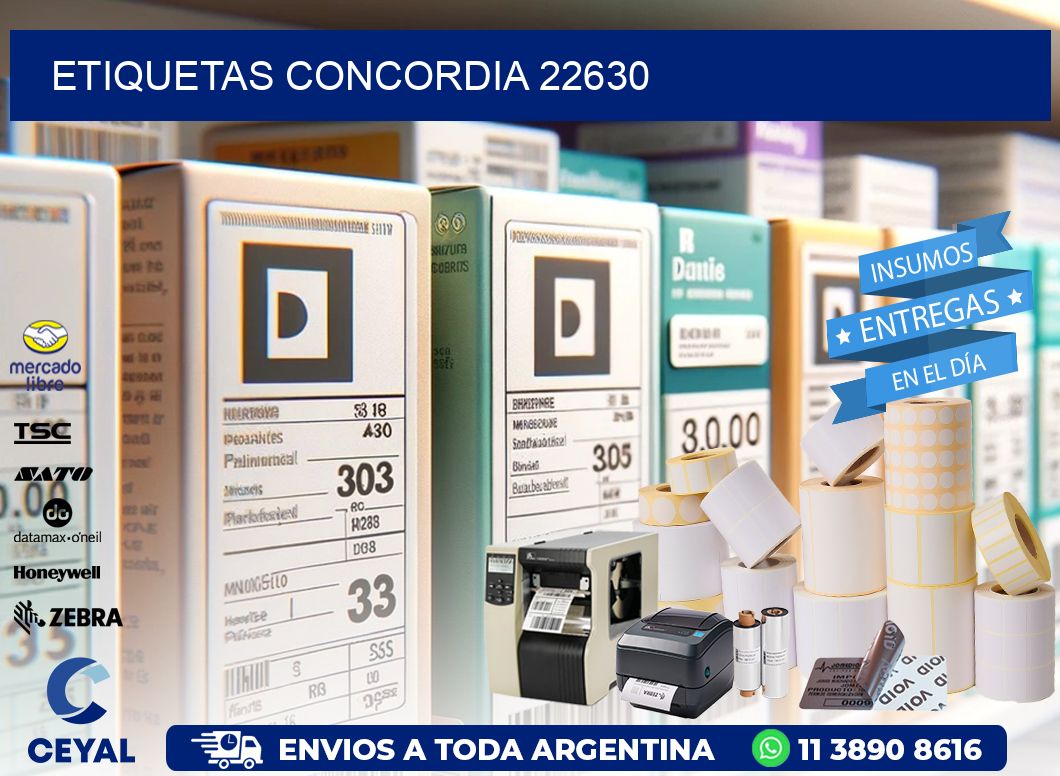 ETIQUETAS CONCORDIA 22630