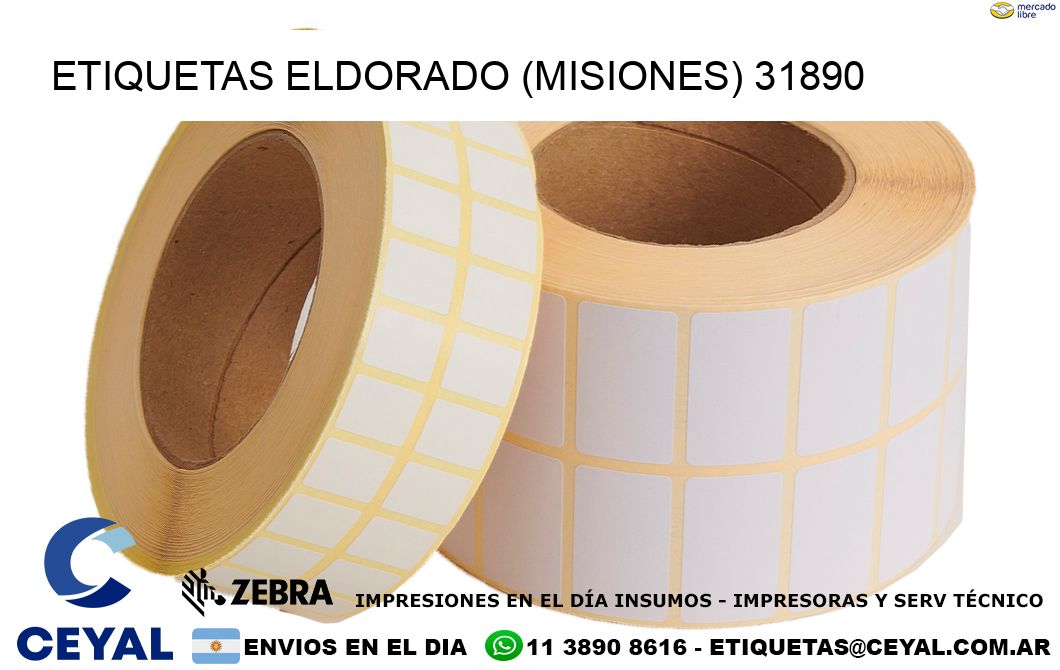 ETIQUETAS ELDORADO (MISIONES) 31890