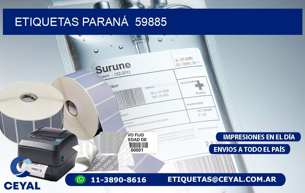 ETIQUETAS PARANÁ  59885