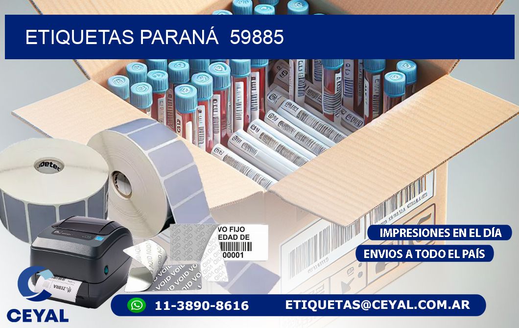 ETIQUETAS PARANÁ  59885