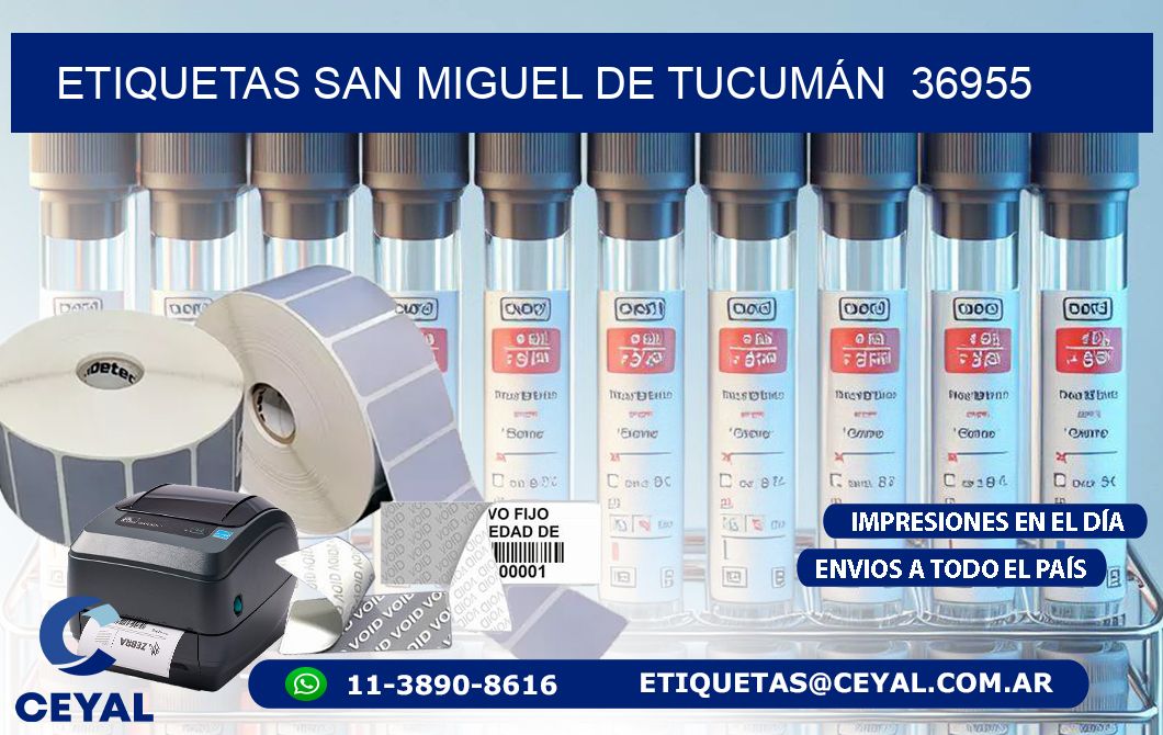 ETIQUETAS SAN MIGUEL DE TUCUMÁN  36955