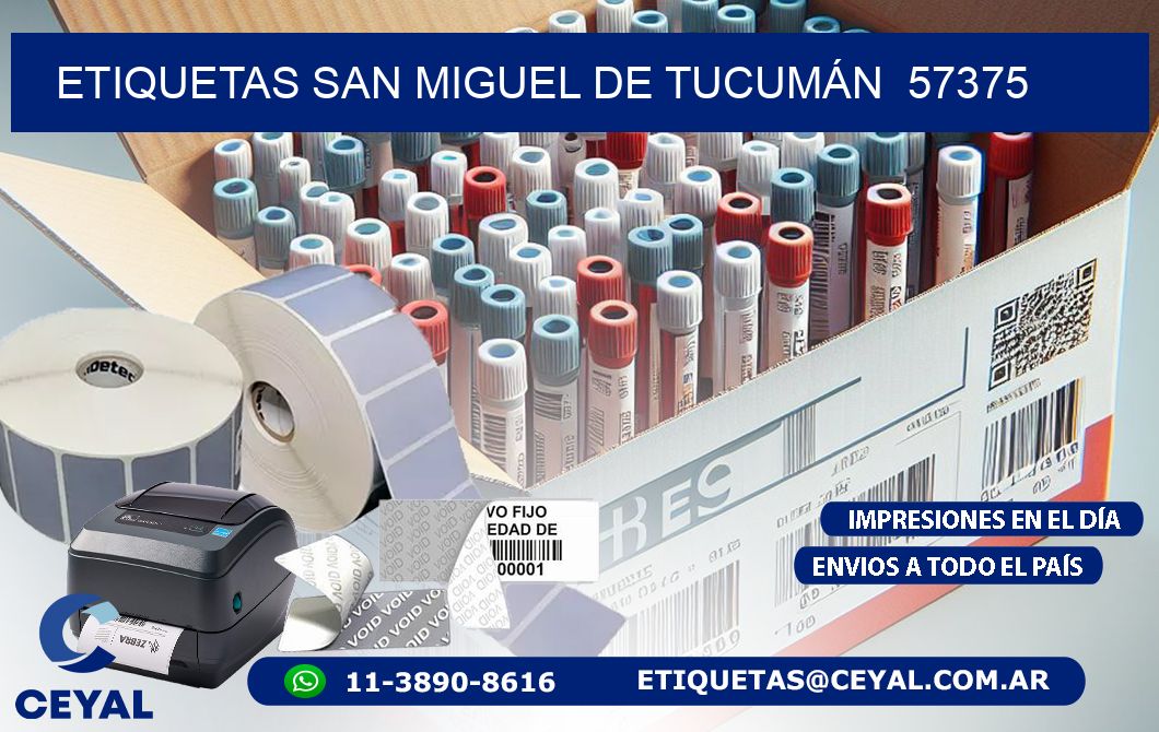 ETIQUETAS SAN MIGUEL DE TUCUMÁN  57375