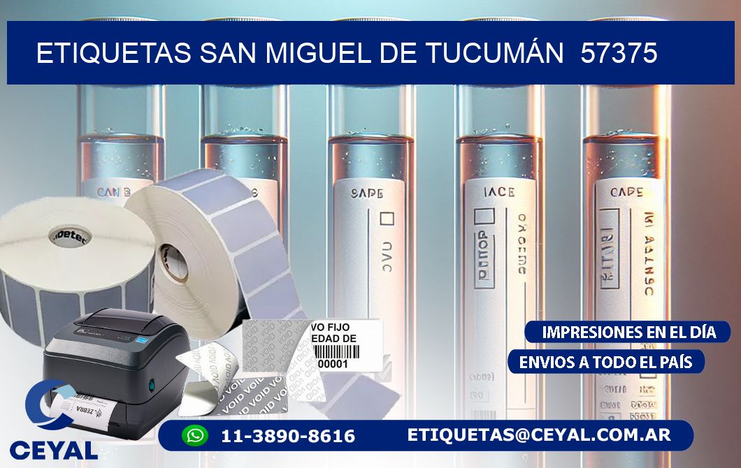 ETIQUETAS SAN MIGUEL DE TUCUMÁN  57375