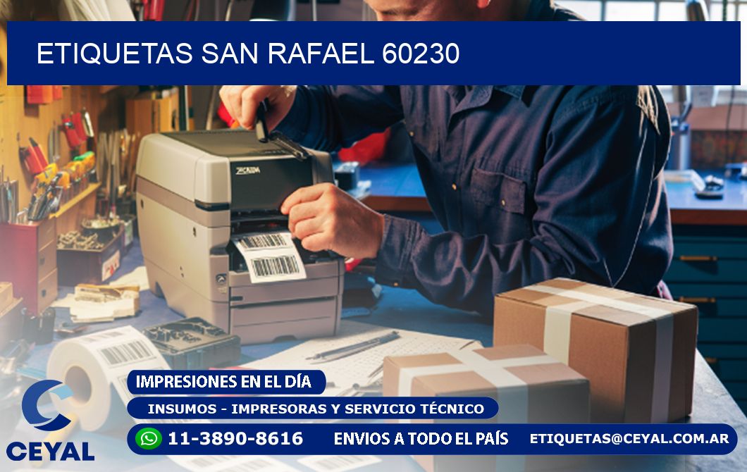 ETIQUETAS SAN RAFAEL 60230