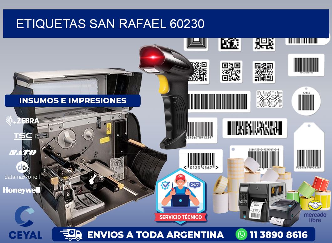 ETIQUETAS SAN RAFAEL 60230