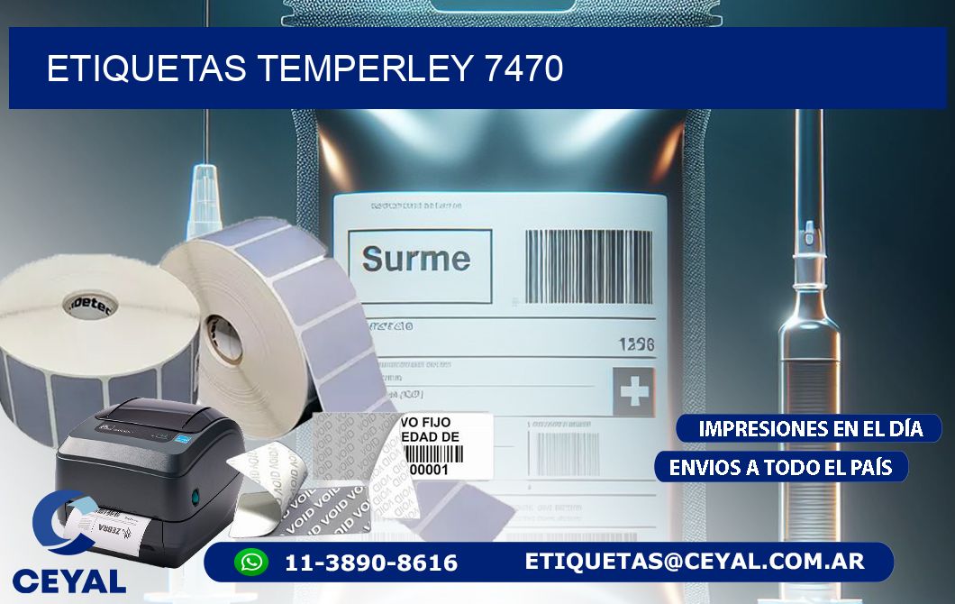 ETIQUETAS TEMPERLEY 7470