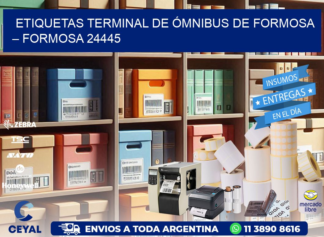 ETIQUETAS TERMINAL DE ÓMNIBUS DE FORMOSA – FORMOSA 24445