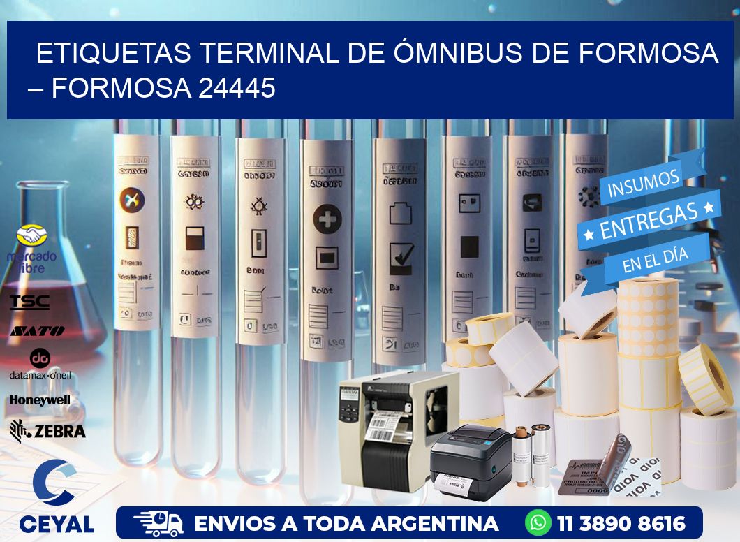 ETIQUETAS TERMINAL DE ÓMNIBUS DE FORMOSA – FORMOSA 24445