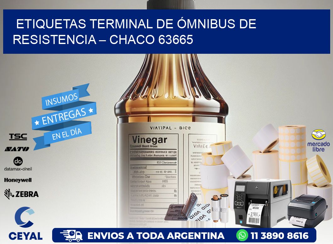 ETIQUETAS TERMINAL DE ÓMNIBUS DE RESISTENCIA – CHACO 63665