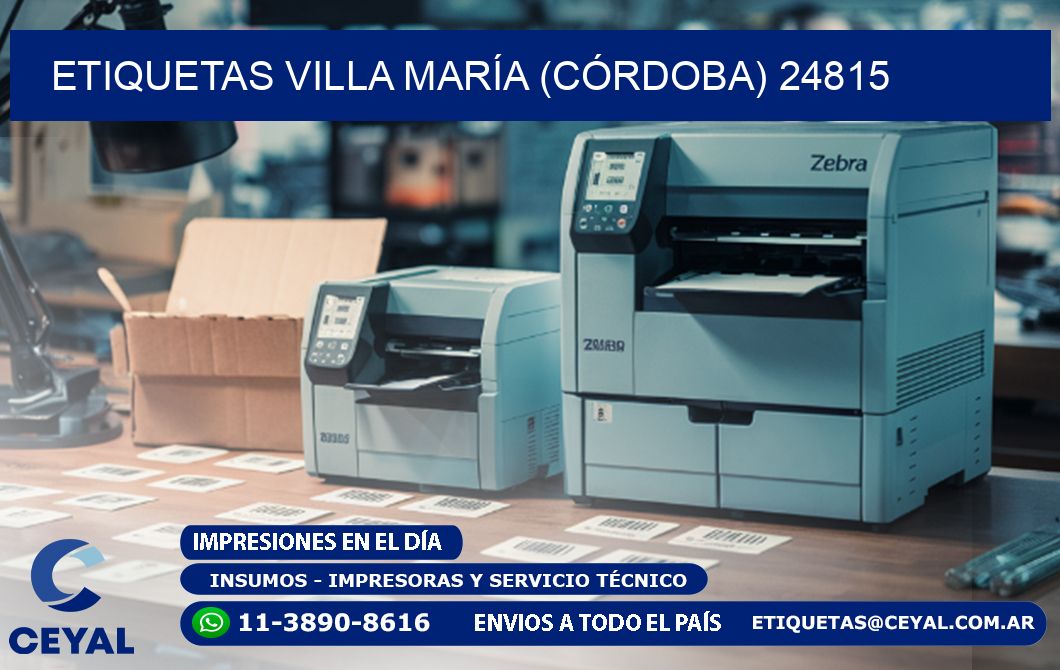 ETIQUETAS VILLA MARÍA (CÓRDOBA) 24815