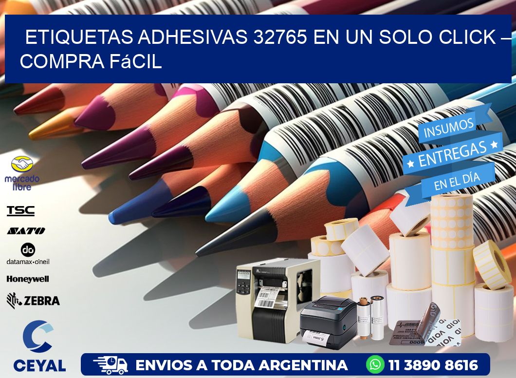 Etiquetas Adhesivas 32765 en un Solo Click – Compra Fácil
