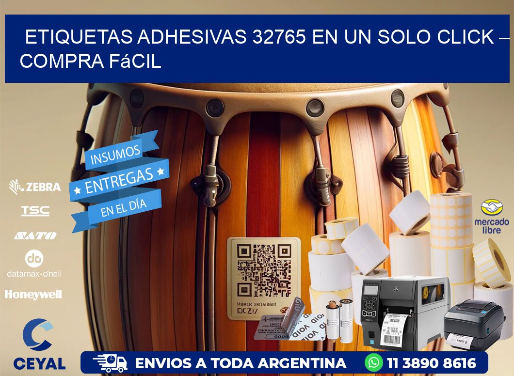 Etiquetas Adhesivas 32765 en un Solo Click – Compra Fácil