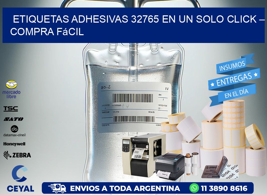 Etiquetas Adhesivas 32765 en un Solo Click – Compra Fácil