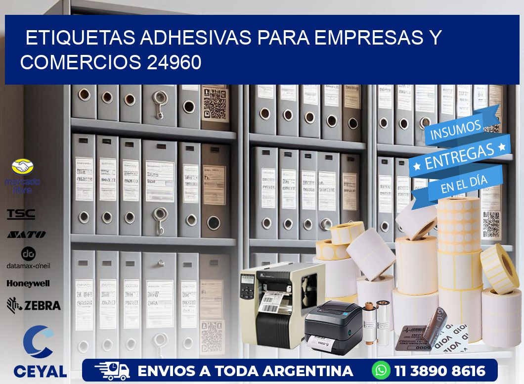 Etiquetas Adhesivas para Empresas y Comercios 24960