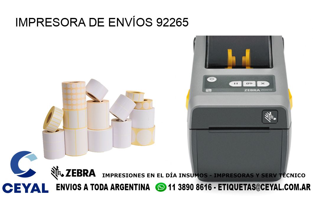 IMPRESORA DE ENVÍOS 92265