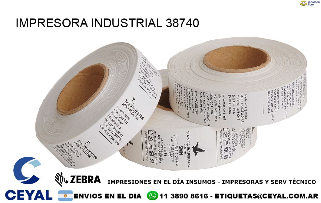 IMPRESORA INDUSTRIAL 38740