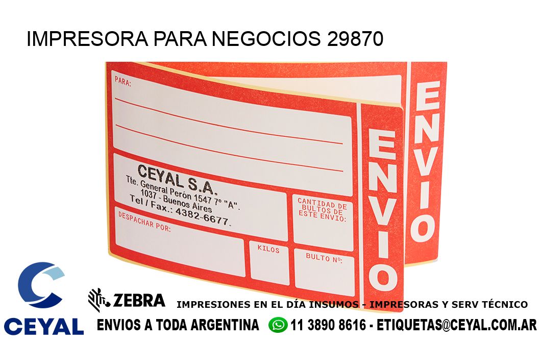 IMPRESORA PARA NEGOCIOS 29870