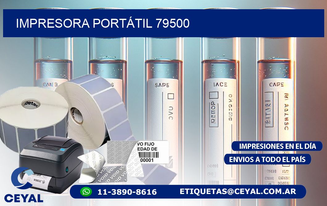 IMPRESORA PORTÁTIL 79500