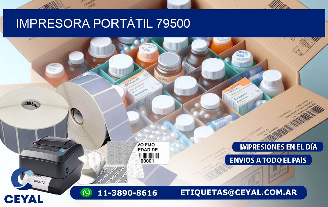 IMPRESORA PORTÁTIL 79500