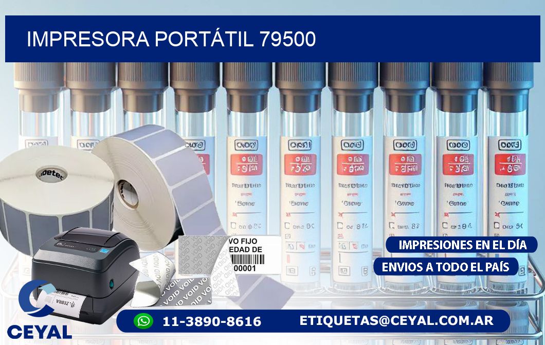 IMPRESORA PORTÁTIL 79500