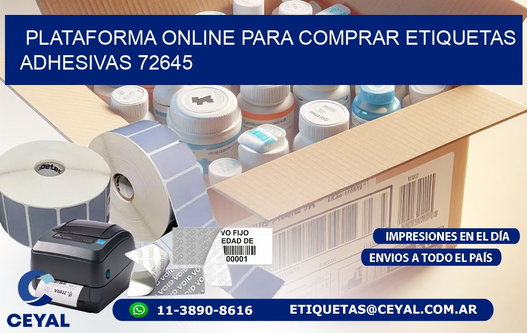 Plataforma Online para Comprar Etiquetas Adhesivas 72645