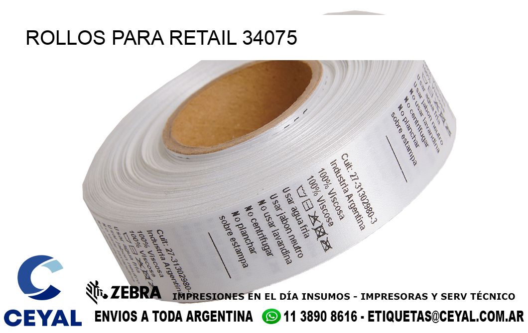 ROLLOS PARA RETAIL 34075