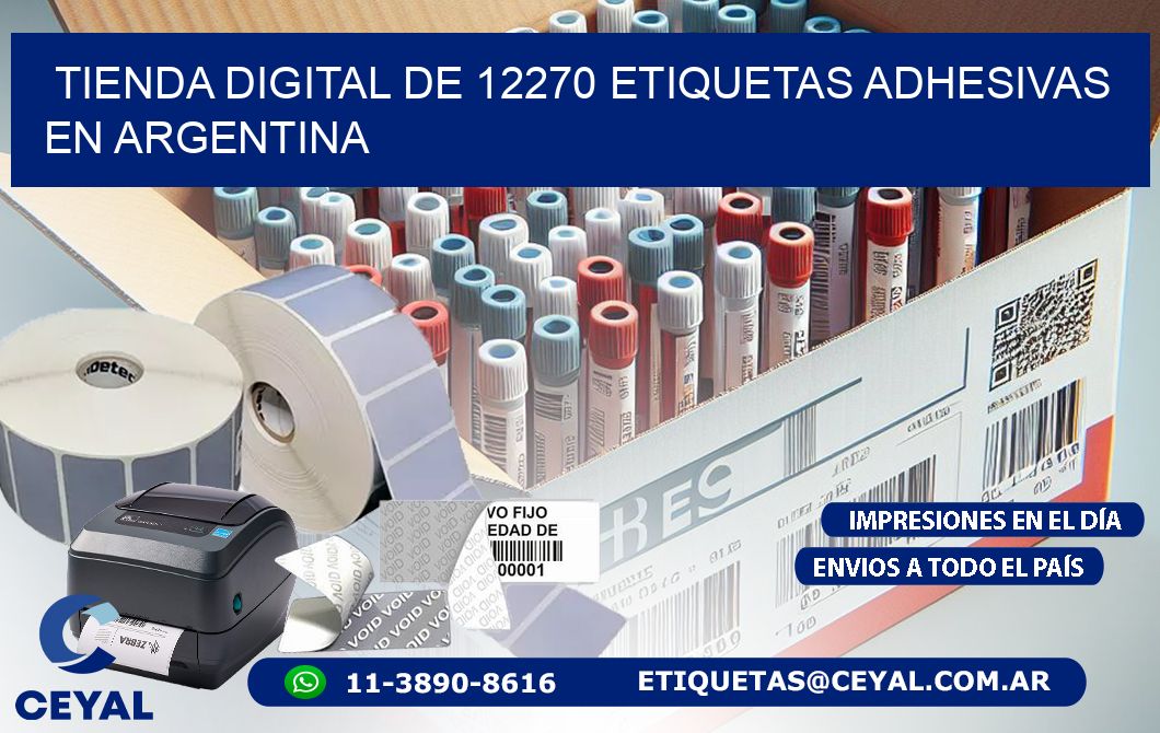Tienda Digital de 12270 Etiquetas Adhesivas en Argentina
