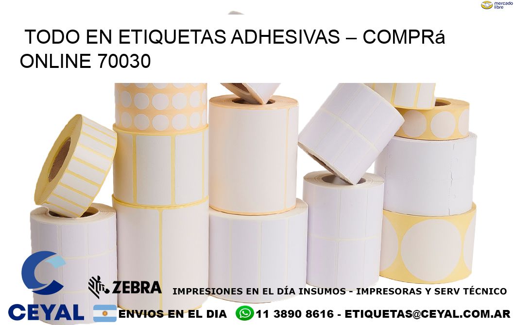 Todo en Etiquetas Adhesivas – Comprá Online 70030