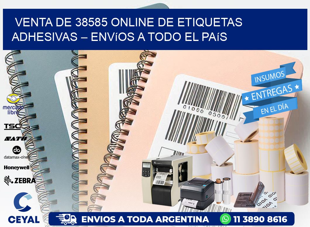 Venta de 38585 Online de Etiquetas Adhesivas – Envíos a Todo el País