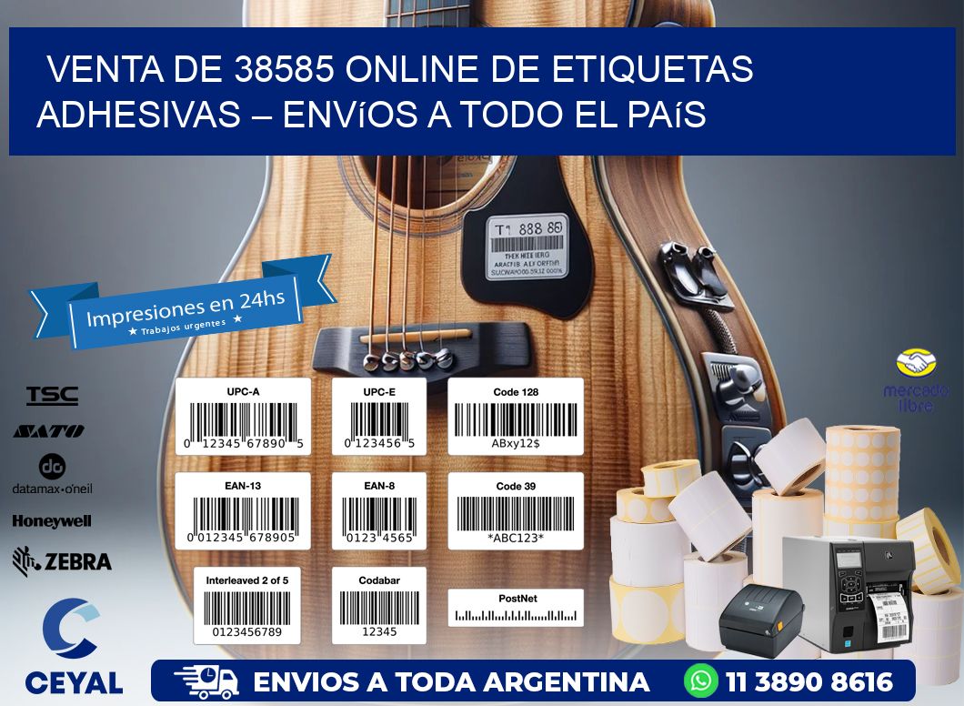 Venta de 38585 Online de Etiquetas Adhesivas – Envíos a Todo el País