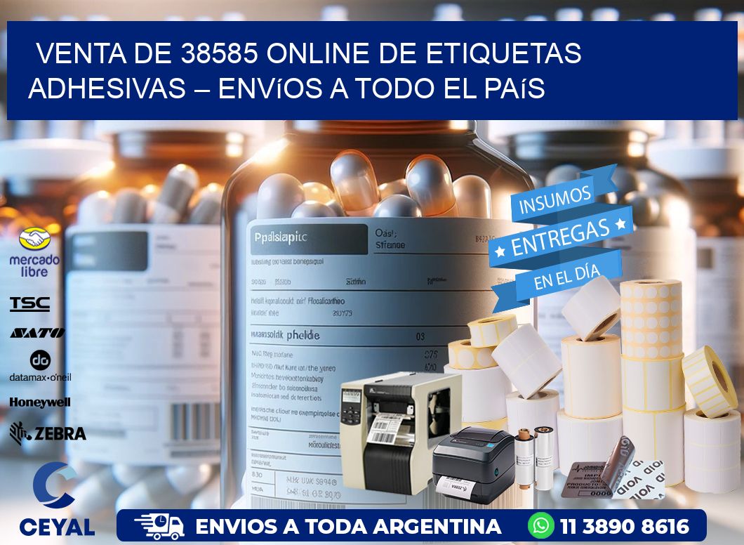 Venta de 38585 Online de Etiquetas Adhesivas – Envíos a Todo el País