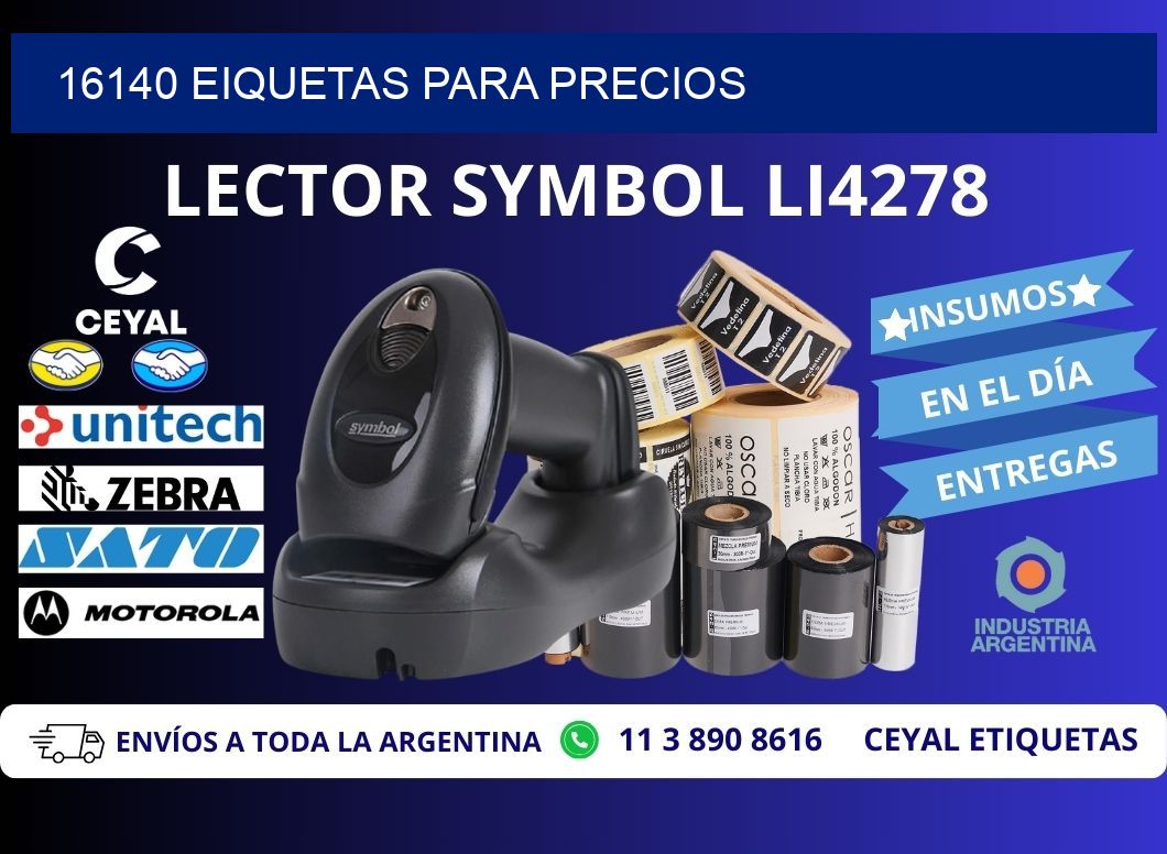 16140 EIQUETAS PARA PRECIOS