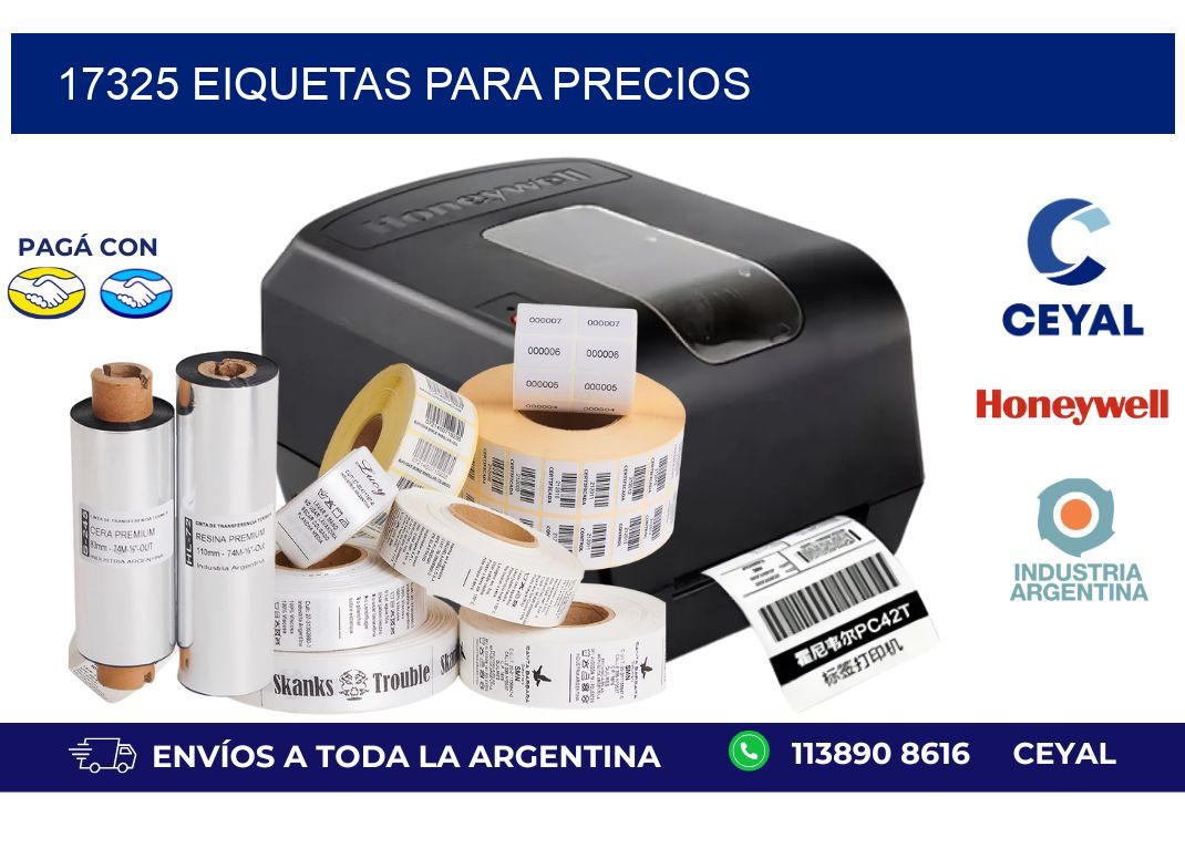 17325 EIQUETAS PARA PRECIOS