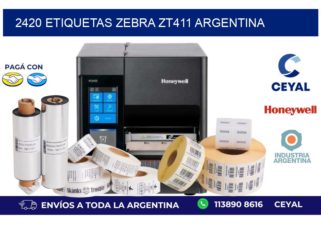 2420 etiquetas zebra zt411 argentina