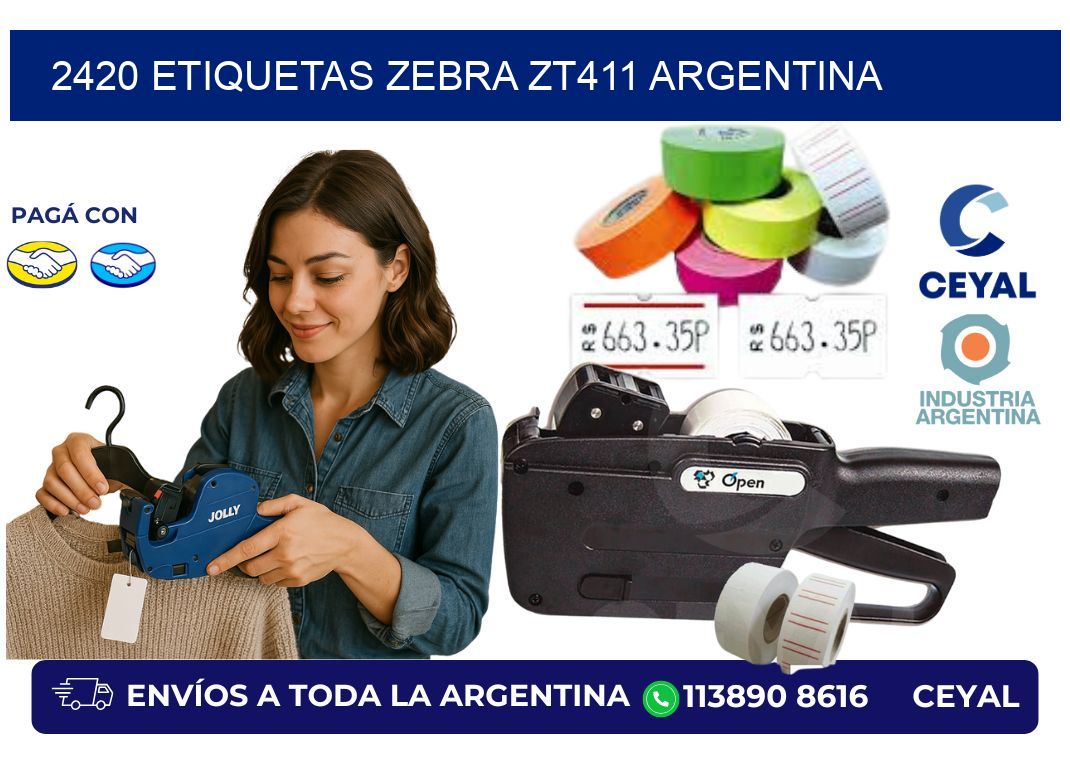 2420 etiquetas zebra zt411 argentina
