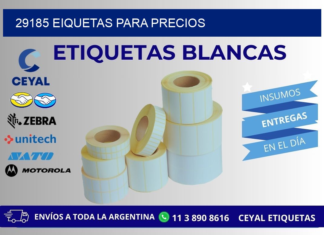 29185 EIQUETAS PARA PRECIOS